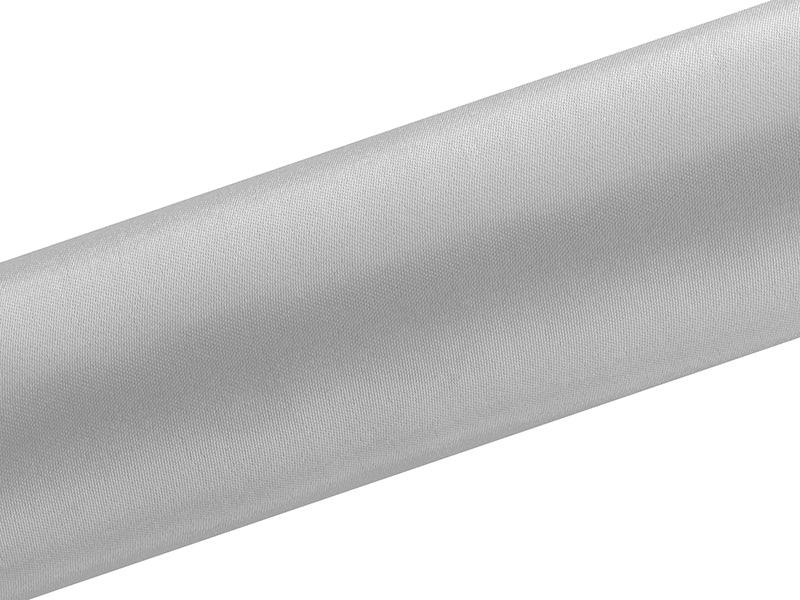 Satin glatt, silber, 0,16 x 9m (1 Stk. / 9 lfm) - FeierGlanz